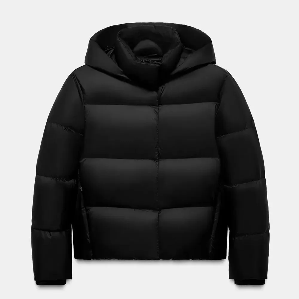 ZARA WATER REPELLENT WINDPROOF HOODED DOWN_9